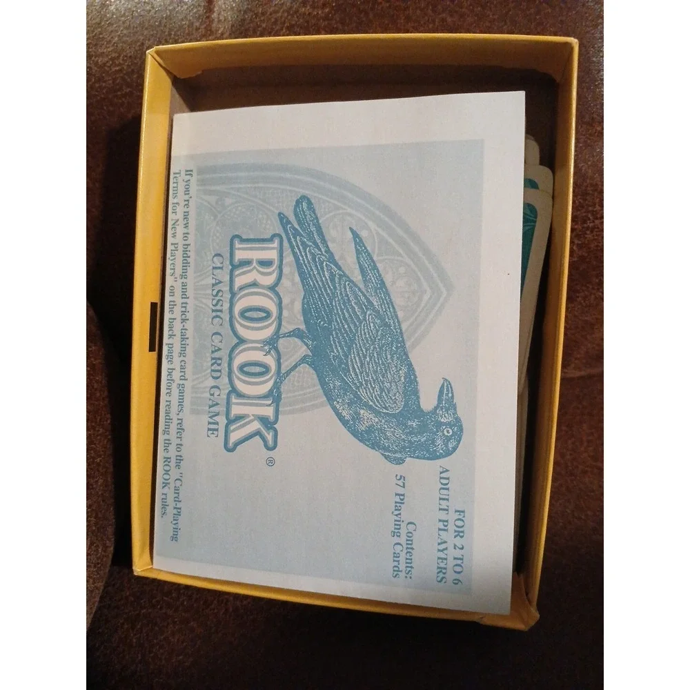 Hasbro Parker Brothers Vintage Rook Card Game 2001 Complete Great Condition